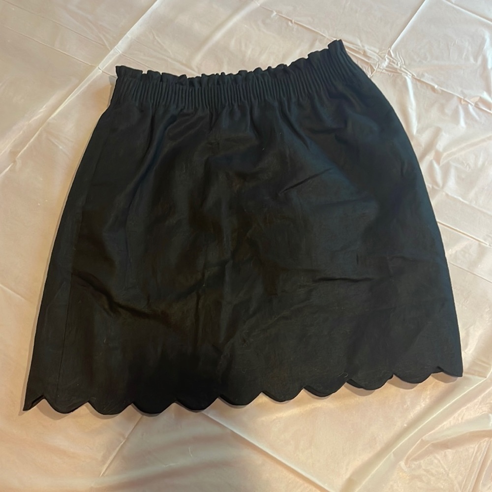 J. Crew paper bag skirt- black